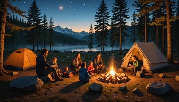 Le camping en famille crée des souvenirs inoubliables