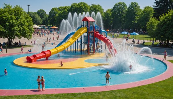 Les structures aquatiques font le bonheur des petits