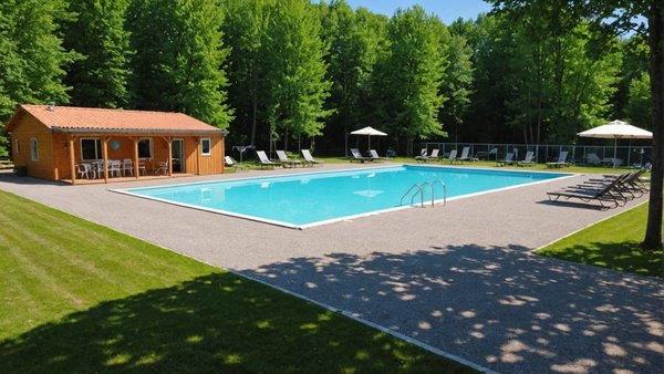 Séjournez au camping le belvédère avec piscine chauffée en auvergne